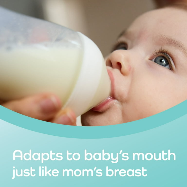 NUK Perfect Match Slow Flow Bottle, 5 oz, 3 Pack, Neutral