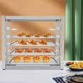 thumbnail image 4 of 5-Tire End Load Bun Commercial Dough Baking Full Sheet Pizza Bakers Tray Rack, 4 of 23