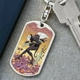 thumbnail image 6 of Tarot Card Five Of Swords Keychain Dog Tag Stainless Steel or 18k Gold, 6 of 16