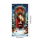 thumbnail image 3 of Seyotauo Merry Christmas Door Cover 72 x 35 Inch Xmas Tree Santa Snowman Fireplace Printed Door Hanging Cover Large Banner Background for Front Porch Outdoor Sign Holiday Party Decorations, 3 of 6