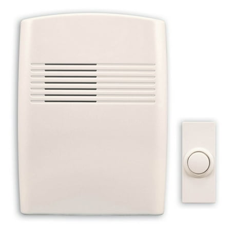 Heath Zenith Basic Series Wireless Door Chime, Off-White