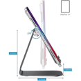 thumbnail image 3 of (Noir) Support de Tablette Réglable, Support Ipad, Base en Aluminium pour Tablette de Bureau, 3 of 5