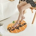 thumbnail image 3 of "Halloween & Thanksgiving Pumpkin Doormat 16"x24" Faux Wool Rug for Fall (5 Festive Designs) Non Slip Bathroom/Bedroom Mat (240g) Machine Washable", 3 of 3