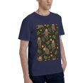 thumbnail image 2 of Bingfone Sloth Doing Yoga Men'S Loose Fit Short-Sleeve Pocket T-Shirt, 2 of 7