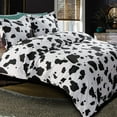 thumbnail image 6 of Microfiber King Duvet Cover Set, 3 Pieces Ultra Soft Cow Printed Comforter Cover Set with Zipper Closure and Corner Ties, 6 of 7