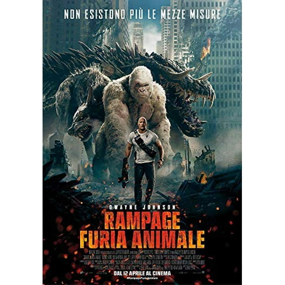 Malin Akerman,Naomie Harris... Rampage - Furia Animale ( (4K Ultra HD)