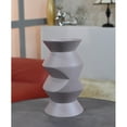 thumbnail image 1 of Handmade Aluminium Geometric Light Pink Bud Vases For Indoor & Outdoor, Office Use, 1 of 3