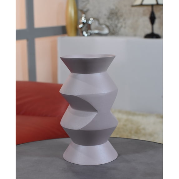 Handmade Aluminium Geometric Light Pink Bud Vases For Indoor & Outdoor, Office Use