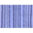 thumbnail image 1 of Ahgly Company Machine Washable Indoor Rectangle Abstract Blue Modern Area Rugs, 2' x 4', 1 of 4