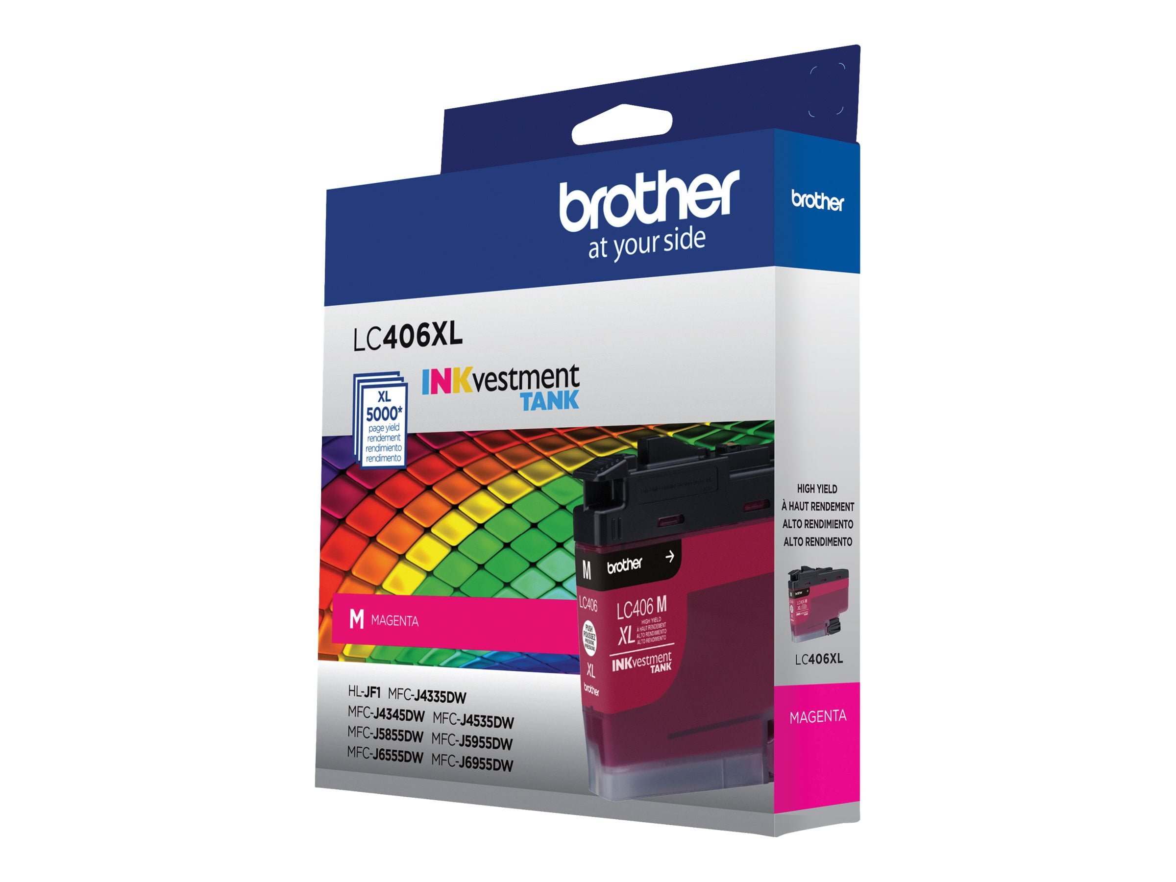 Brother lc406xlm high yield magenta original ink cartridge