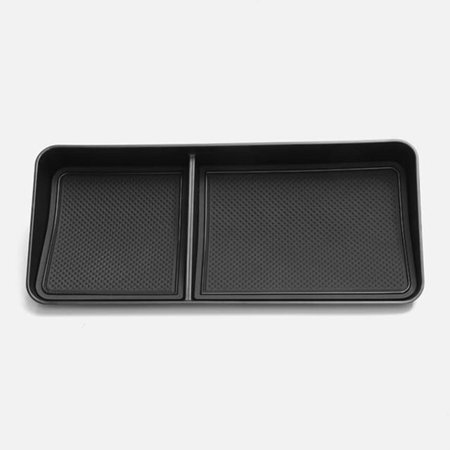 Caja de almacenamiento central, debajo de la caja de almacenamiento de la consola central de la pantalla, bandeja del tablero del automóvil