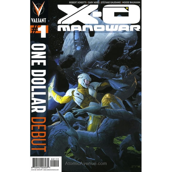 X-O Manowar (3rd Series) #1 (5th) VF ; Valiant Comic Book