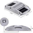 thumbnail image 2 of Lámpara solar de paso solar fotovoltaica de aleación de aluminio de alta compresión IP68 impermeable, 2 of 5