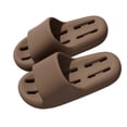 thumbnail image 6 of Mens EVA Slide Sandals Brown, Waterproof Comfortable House Shoes for Men, Pool Beach Shower Slides with Arch Support, Tan,Size 42, 6 of 6