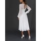 thumbnail image 4 of Vestido largo de gasa de manga larga sexy para mujer, vestido de primavera y verano con vuelo grande, 4 of 5