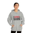 thumbnail image 4 of My mouth runs faster Hooded Sweatshirt, 4 of 9