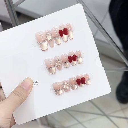 Nai Zi, purely handmade phototherapy, wearing nail pads, wholesale finished products, reuse nail patches
