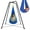 Blue, variant on G TALECO GEAR Sensory Swing with stand and Pod Swing, Sensory Chair Indoor and Outdoor, x-Shaped Swing Set for Backyard, Metal Hammock Chair Stand for Kids &Adults, 330LBS, Blue