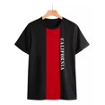 thumbnail image 4 of Playera Negra Para Hombres Mangas Corta Estampado Camisetas, 4 of 8