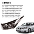 thumbnail image 3 of Genrics 2016 2017 2018 FIT FOR NISSAN ALTIMA GRILL GRILLE CHROM, 3 of 5