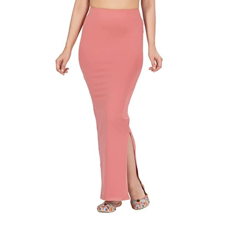 Buy Saree Shapewear Petticoat with Drawstring in Skin Colour