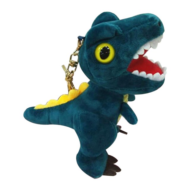 Bunblic Dinosaur Stuffed Keychain Car Key Chain Doll Key Chain for Birthday Wallet Blue