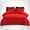 Black Red, variant on Full Size 7-Piece Comforter Set - Down Alternative Bed in a Bag with Sheets, Pillowcases, Shams, Reversible Soft Duvet Insert, Burnt Orange