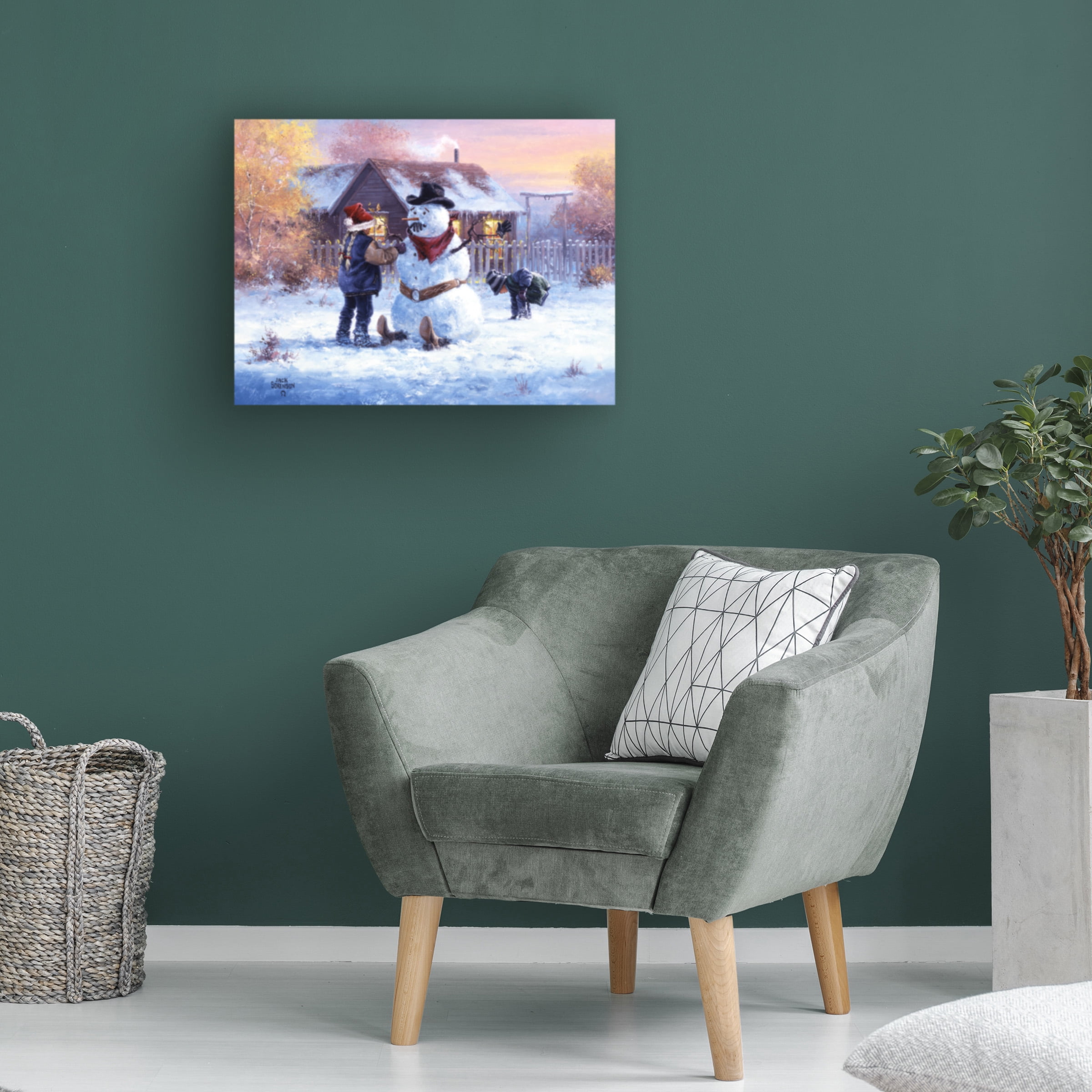 Jack Sorenson 'Gonna Be in Trouble' Canvas Art