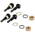 thumbnail image 1 of DEEPCRAFF 2Set Black Windshield Wiper Spray Nozzle for Car Front Replacement Alloy Durable Design, 1 of 7