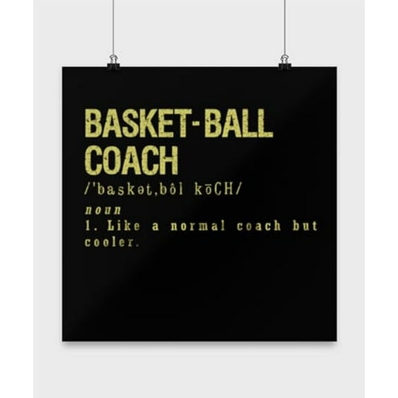Basketball Wall Art - Sports Enthusiast - 13x13 Poster Print - Matte Finish