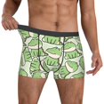 thumbnail image 2 of Cauagu Cute Crocodile Print Boxer Briefs for Men,Comfortable Breathable Men's Underwear Moisture Wicking Underpants -Large, 2 of 8