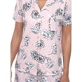 thumbnail image 5 of White Mark Women's Short Sleeve Floral Pajama Set, 5 of 5