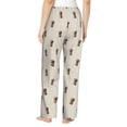 thumbnail image 3 of Uemuo Labrador Retriever Dog Pattern Women's Wide Leg Palazzo Lounge Pants with Pockets Light Weight Loose Comfy Casual Pajama Pants-Large, 3 of 9