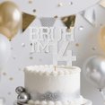 thumbnail image 1 of Cake Topper Sacguguber Silver Glitter Brush I'm 14 Birthday, 1 of 7