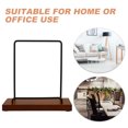 thumbnail image 3 of LITINKIMI Desktop Record Stand Vinyl Records Holder Brown Iron Display for Home 1Pcs, 3 of 8