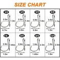 thumbnail image 4 of OROOTL Circle Hooks Fishing Hooks,100pcs 2X Strong Saltwater Catfish Bass Fishing Hooks Custom Offset Sport Circle Hooks Size 6/0, 4 of 7