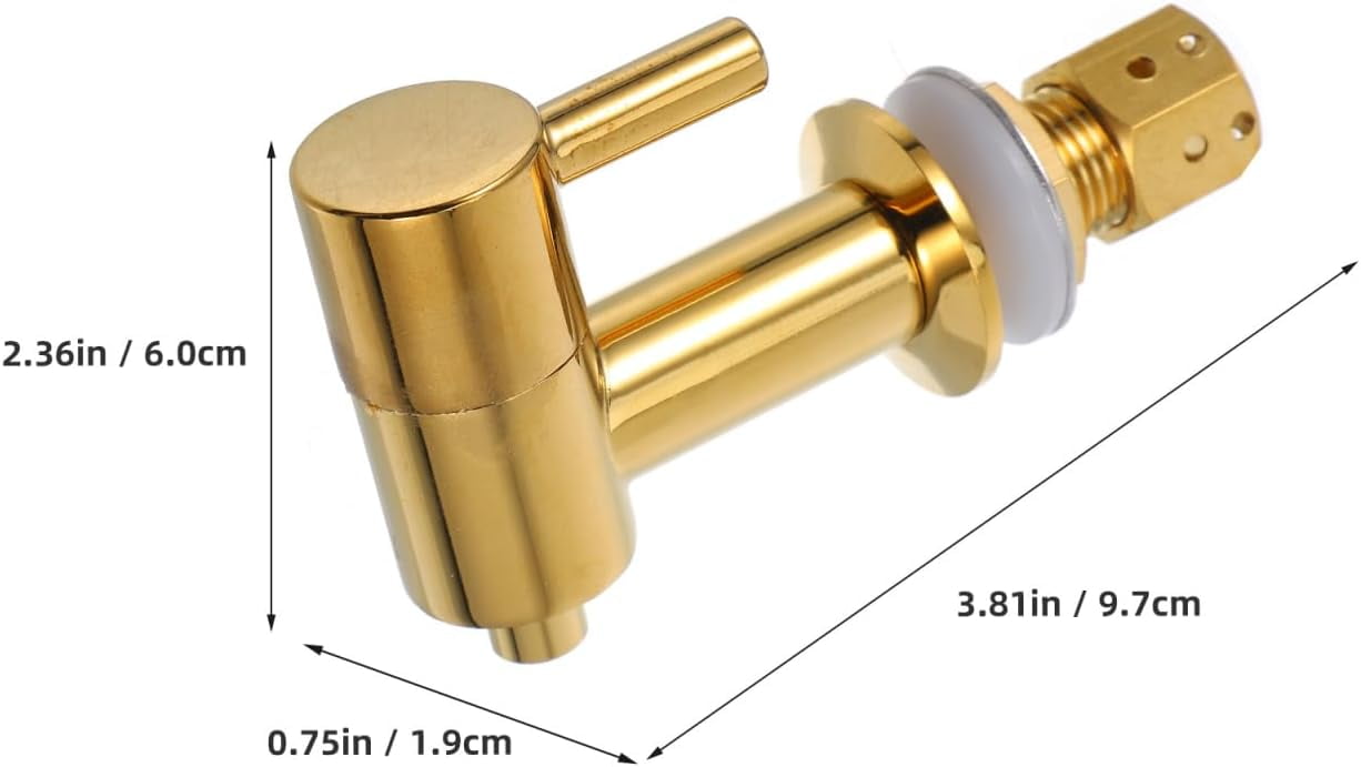 ABCISI Juice Dispenser Spigot Replacemen, Copper Beverage Dispenser Faucet Cooler Tap for Smooth Flow for Parties and Events, Reliable Replacement Wide Compatibility Water Jug Spigot