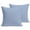 Blue, variant on Throw Pillow Covers 18x18 Inch Set of 2 Teal Green Decorative Pillows Cushion Case Soft Square Pillowcases Solid Teal Color Throw Pillows for Couch Sofa Bed Chair Home Decor