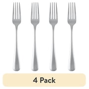 (4 pack) Cambridge Silversmiths Pepino Mirror Stainless Steel Dinner Fork
