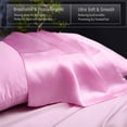 thumbnail image 5 of Auchen Satin Pillow Case, 2 Pack Satin Queen Silky Pillowcase for Hair and Skin, Satin Pillowcase Set of 2-Queen Size(20"x30")Blush-2, 5 of 9