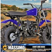 Massimo Minibike MB200S 7.5HP 196cc 4 Stroke, Gas Powered Mini Bike Motorcycle - Blue