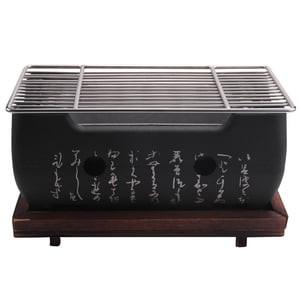Japonais Coréen Bbq Grill Aluminium Alliage Charcoal Grill Portable Party Accessoires Barbecue de ménage Outils