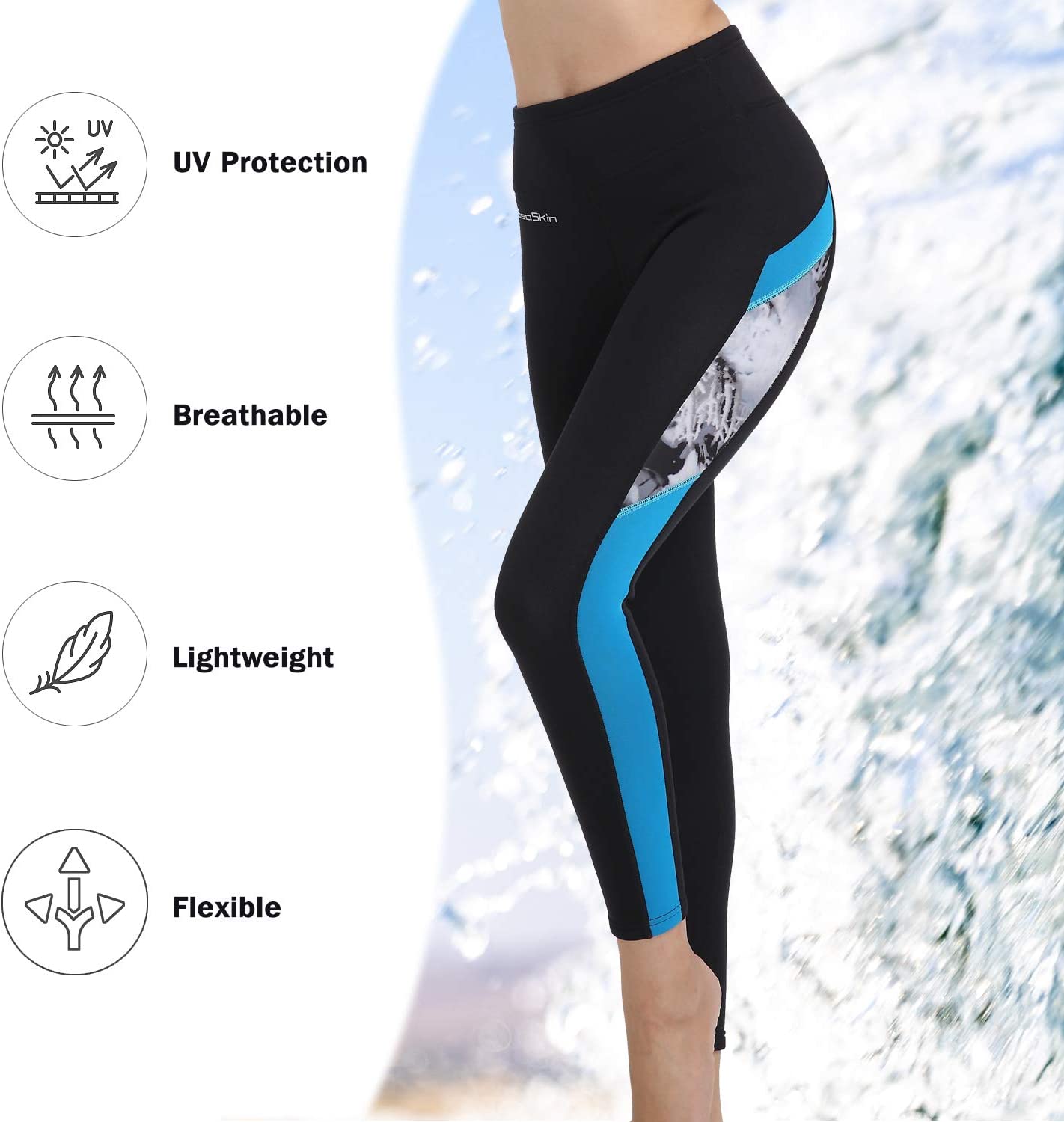 Wetsuit Pants Women Swim Tights 2mm 