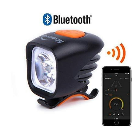 Magicshine MJ 900B Bluetooth Bike Front Light, Single CREE LED with 1000 Lumen max Output. USB Rechargeable and Waterproof Battery Pack Ideal for Urban and Road Cycling, or MTB Helmet