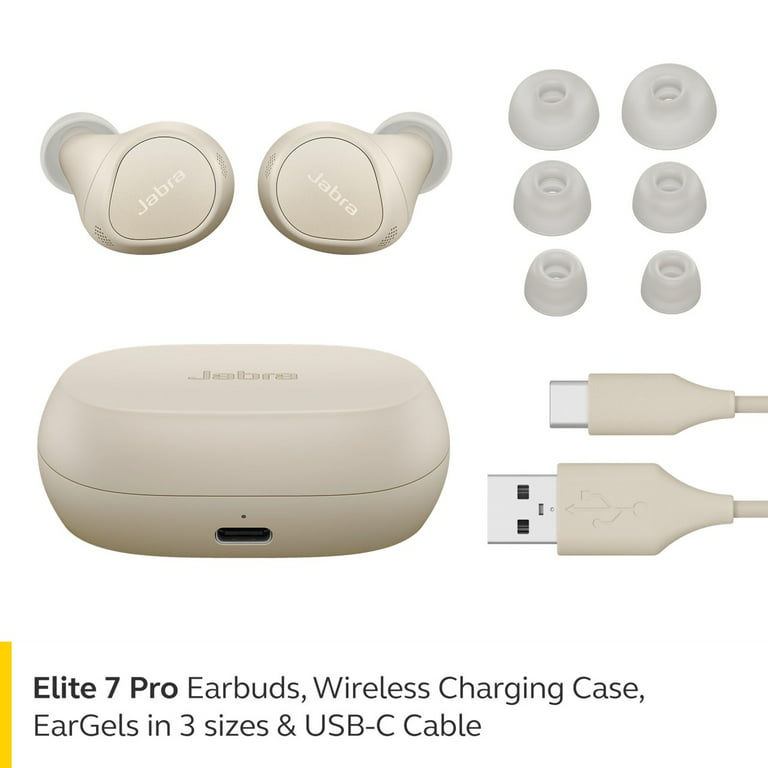 Jabra Elite 7 Pro True Wireless Earbuds, Titanium Black, Headphones &  Microphones, Electronics
