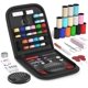thumbnail image 1 of CHAO Kit de costura, juego de costura, accesorios de costura premium con estuche de transporte, práctico kit de costura completo para el hogar, viajes, uso de emergencia (negro), 1 of 5