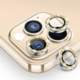 thumbnail image 1 of PINHEN  for iPhone 13 Pro - iPhone 13 Pro Max Camera Lens Protector, 9H Tempered Glass Camera Cover Screen Protector Metal Individual Ring for iPhone 13Pro 6.1 inch iPhone 13 ProMax 6.7 inch, 1 of 7