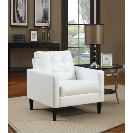 UPC 192551001343 product image for Balin Accent Club Arm Chair, White, Polyurethane | upcitemdb.com