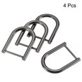 thumbnail image 3 of 27mm U Shape Horseshoe D-Rings Zinc Alloy Electroplated Black 4 Pack, 3 of 5