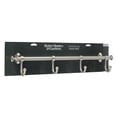 Better Homes & Gardens 18 in. Wall Mounted Metal Hook Rack, 4 Hooks, Satin Nickel